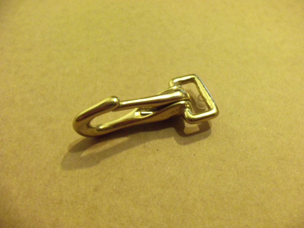 3/4" Solid Brass Halter Snap (Pack Of 2)