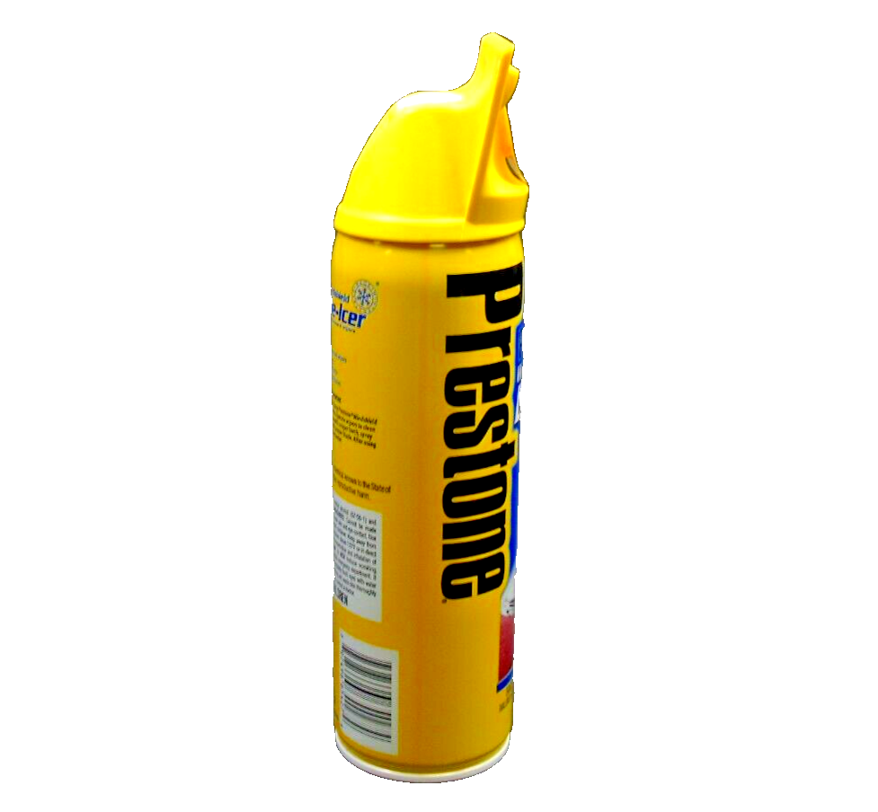 Prestone Windshield De-Icer Spray Cans 2 pack 17oz ea with Built in Scraper