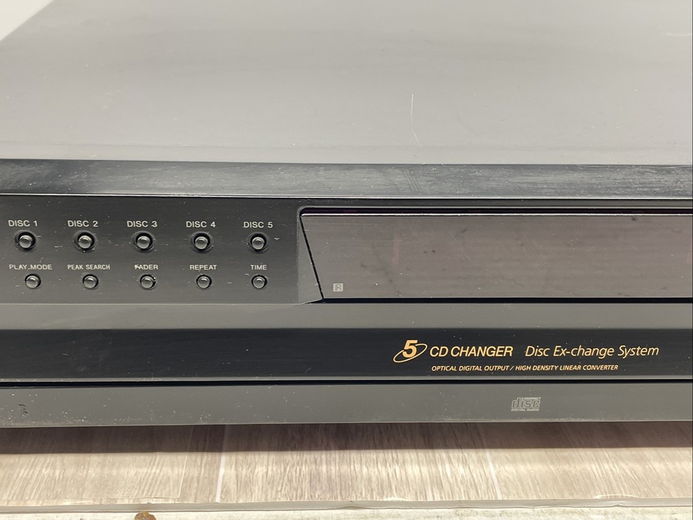 Sony CDP-CE375 5-Disc CD Changer Player No Remote