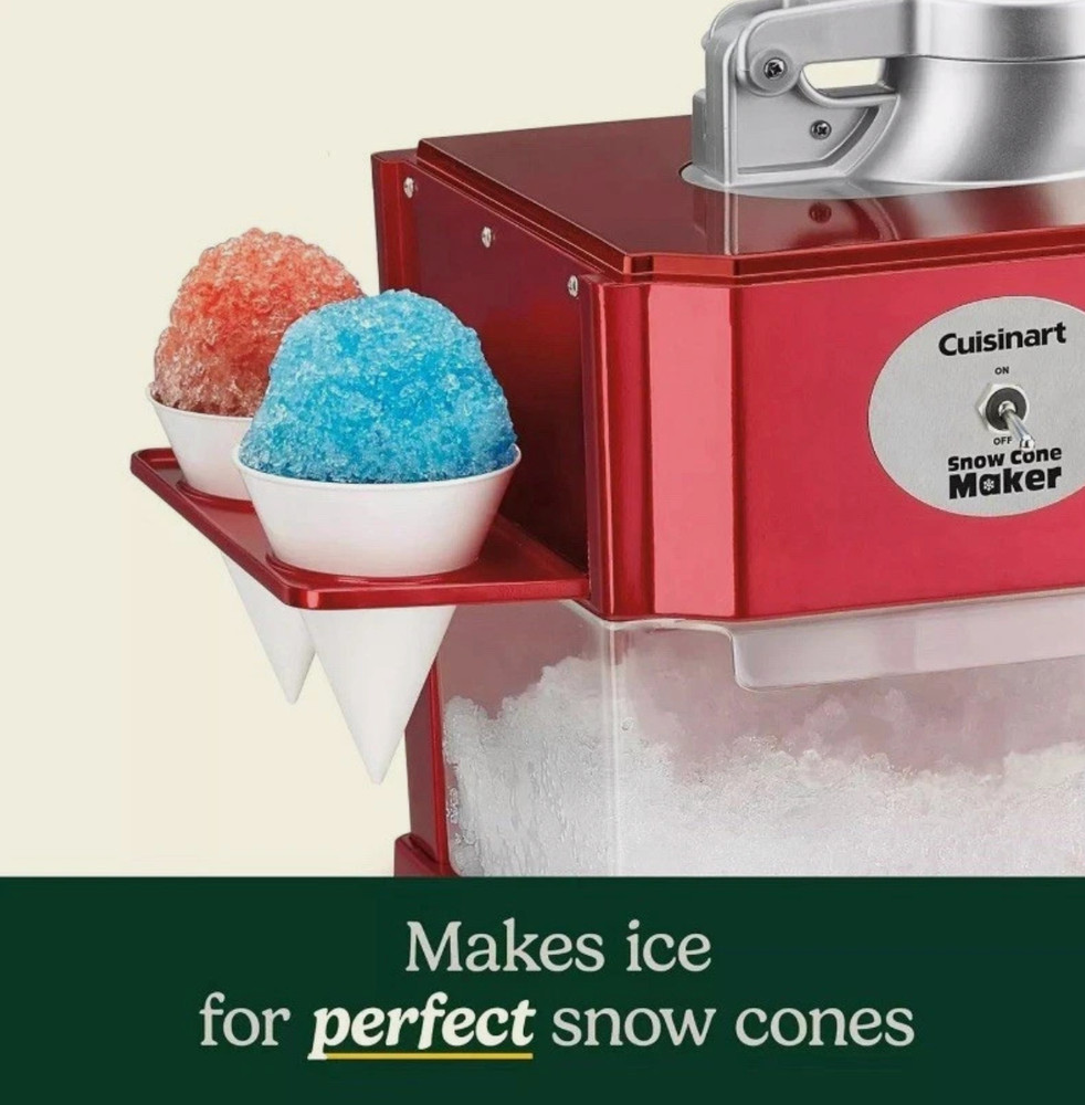 20 Oz. Red Countertop Snow Cone Machine
