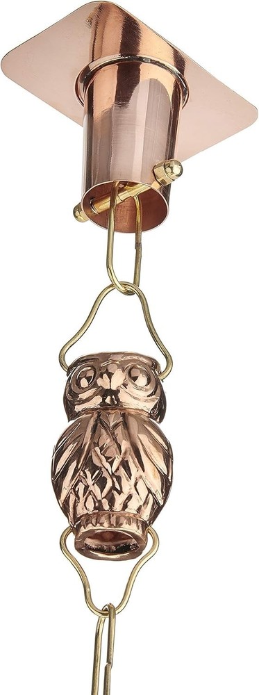 Universal Copper Gutter Clip Funnel - Quick Install Rain Chain Adapter