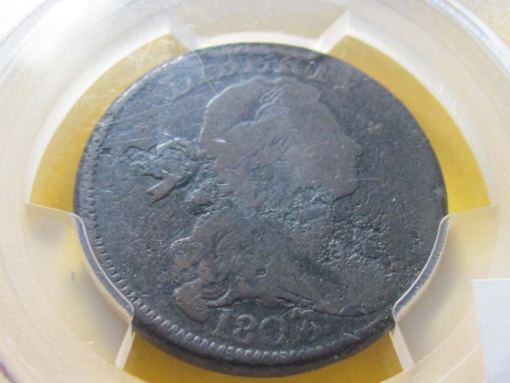 1807/6 S-273 DRAPED BUST LARGE CENT VG