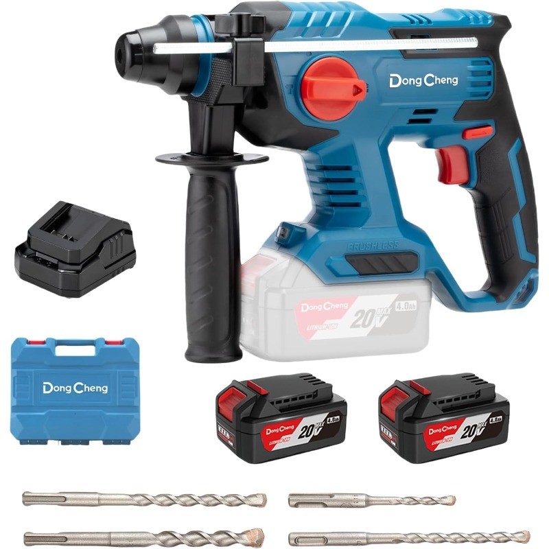 20V Max Cordless Rotary Hammer Drill 7/8" SDS-Plus 4 Application Modes Brushless