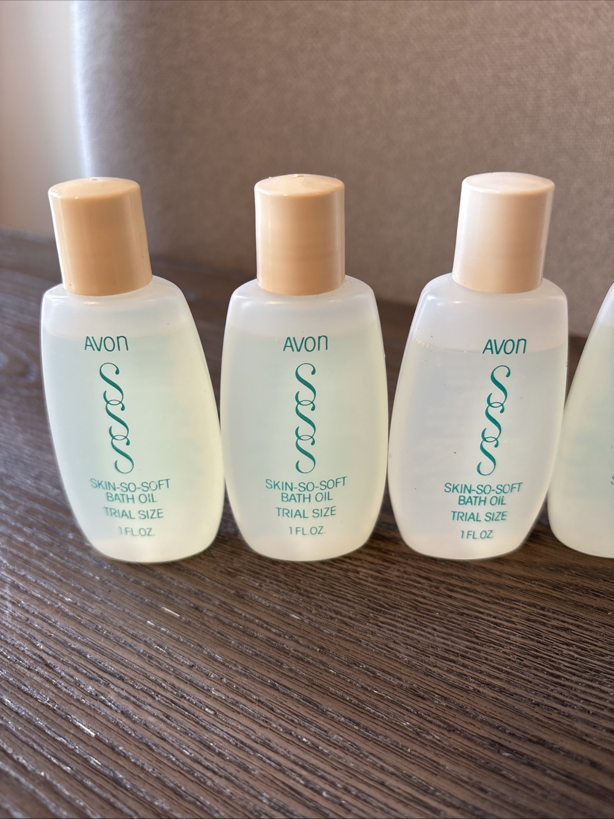 Avon Vtg Skin So Soft Original Bath Oil 1 Oz Trial Size 1984 Set Of 5 NEW Travel