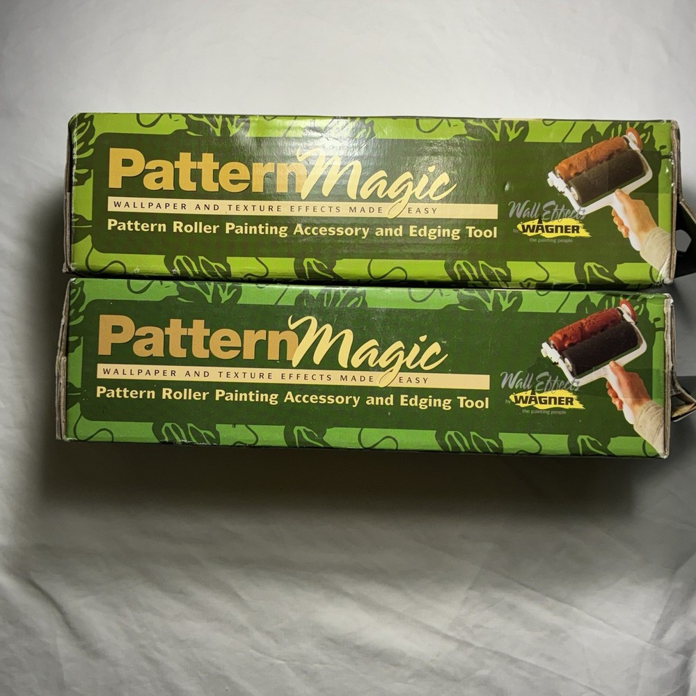 Pattern Magic Wagner Wall Effects Paint Texture Rollers & Edging Tools - NIB (2)