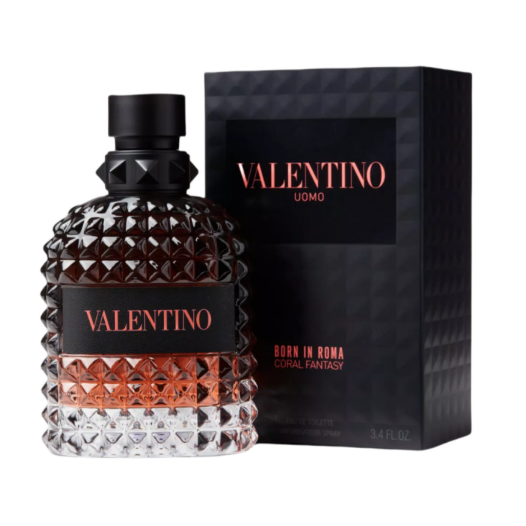 Valentino Uomo Born In Roma Coral Fantasy 3.4 oz EDT Cologne New In Box