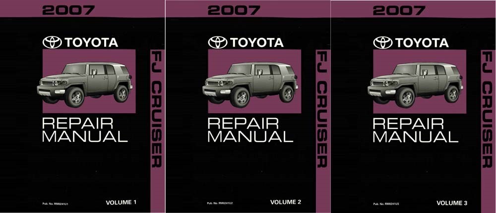 2007 Toyota FJ Cruiser Factory Shop Service Manual
