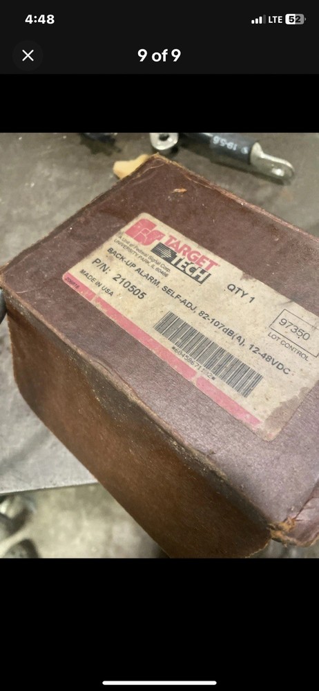 Target Tech 210505 Back-Up Alarm