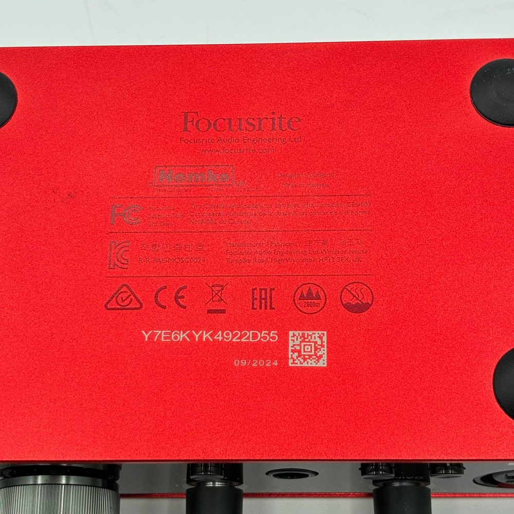 Focusrite Scarlet Solo 4th Gen Audio Interface