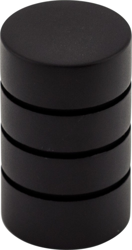 Top Knobs M578 Stacked Knob 5/8" Flat Black