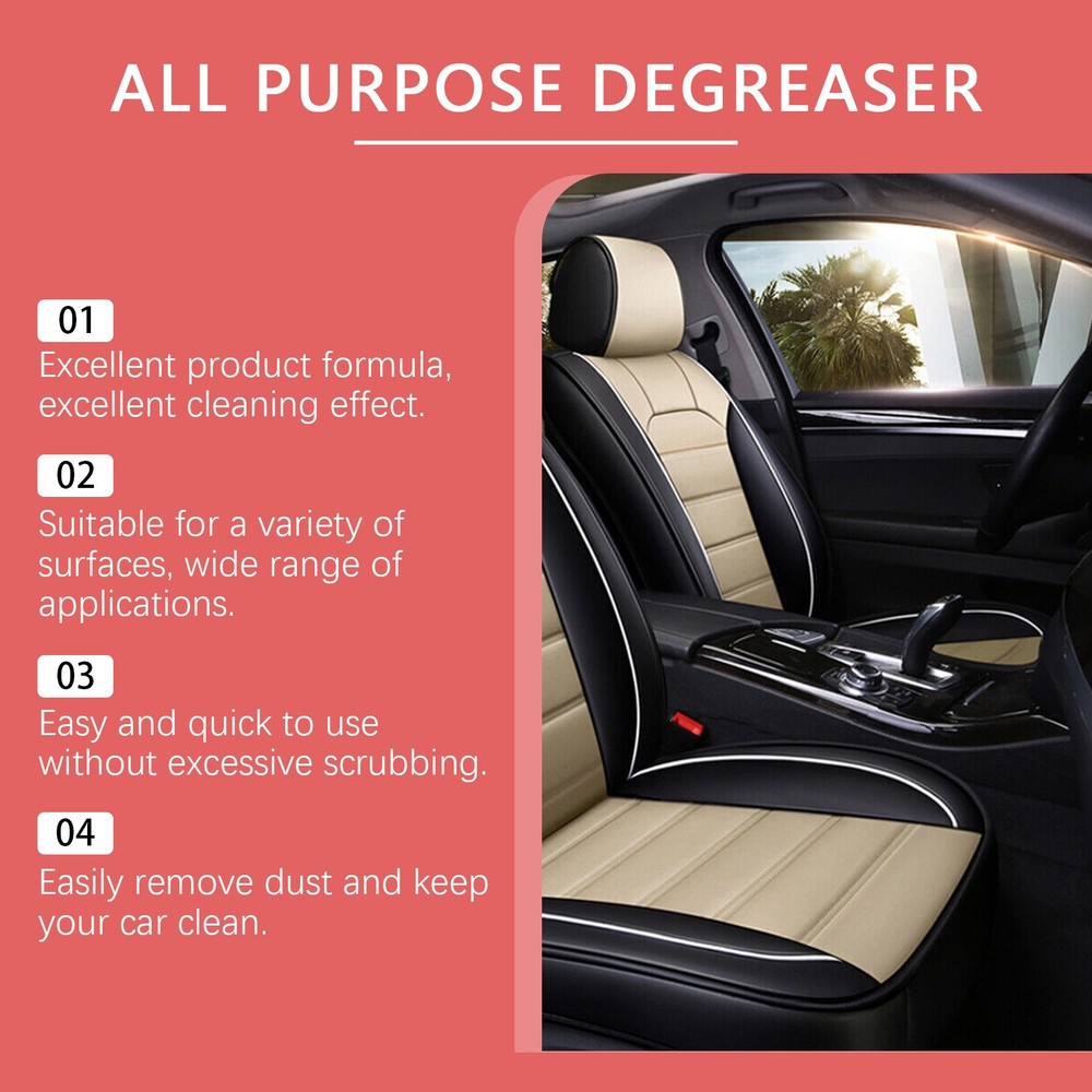 Automotive Multi-Functional Cleaner - Seats, Steering Wheel & Stain Solution