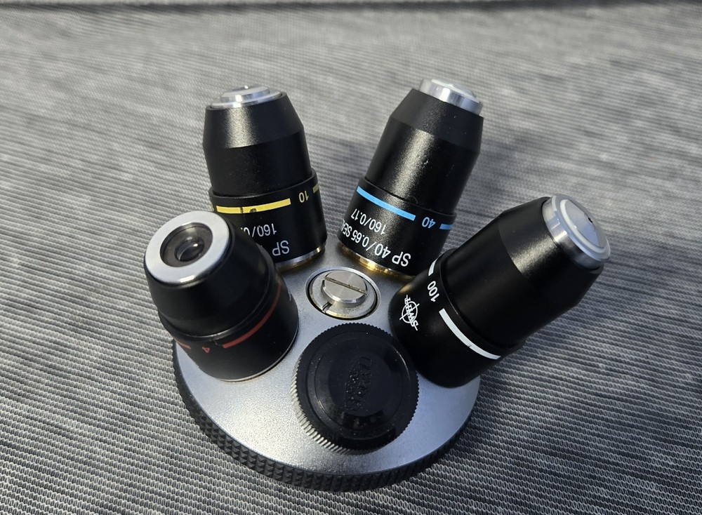 SWIFT MISCROSCOPE OBJECTIVES 4 X/ 10X/ 40X/ 100X/ (INV01-A001B)