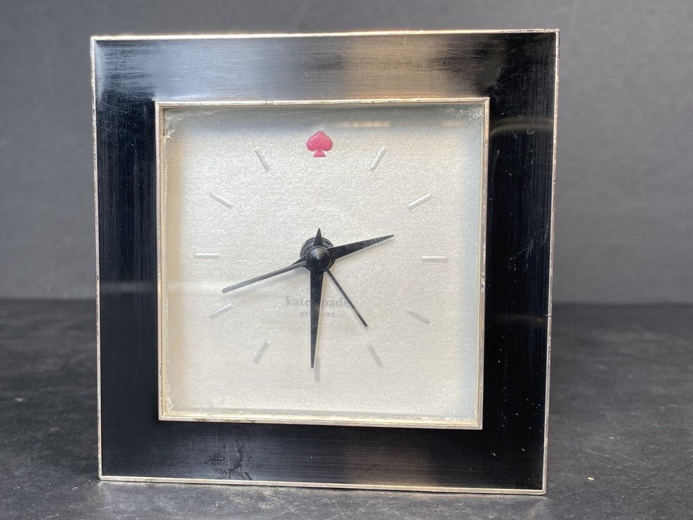 KATE SPADE Square Desk Clock