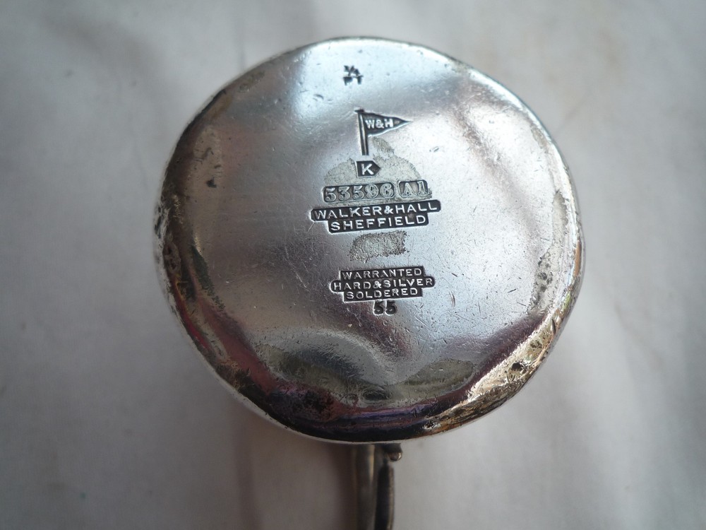 VINTAGE WALKER & HALL SILVER JUG 'ELDON GRILL'