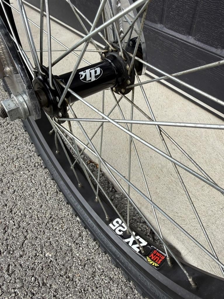 2000 DK Banshee Mid School BMX All Original White Blue Old Complete Bike Bicycle