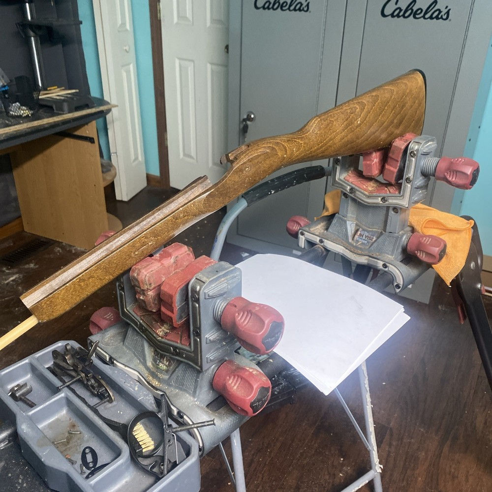 Plainsman Muzzleloader Stock And Ramrod.