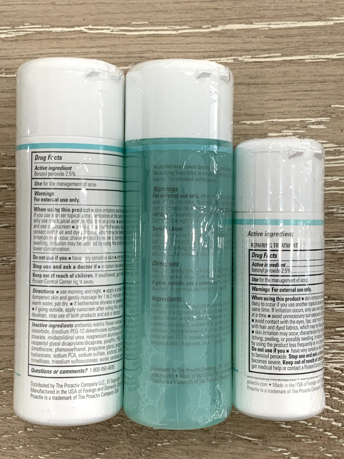 Proactiv 60 Day 3 Piece Kit 3-Step System 01/2027 Expiry Free Shipping Proactive