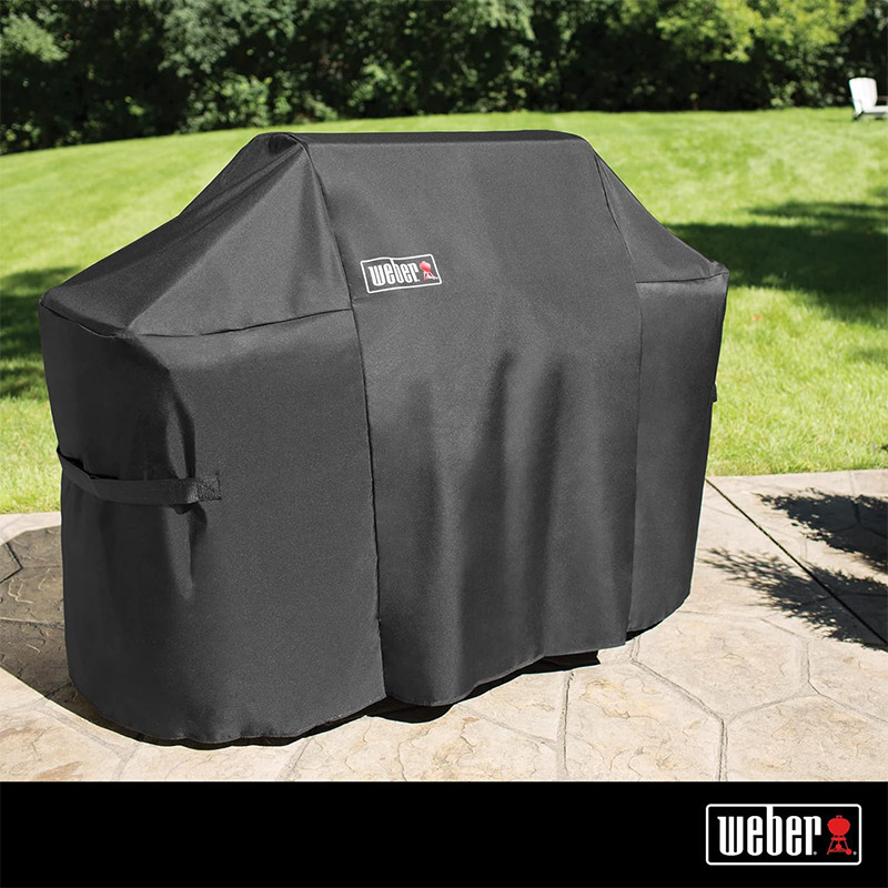 Weber 7108 Grill Cover with Storage Bag for Summit 400 Series Gas Grills Genuine