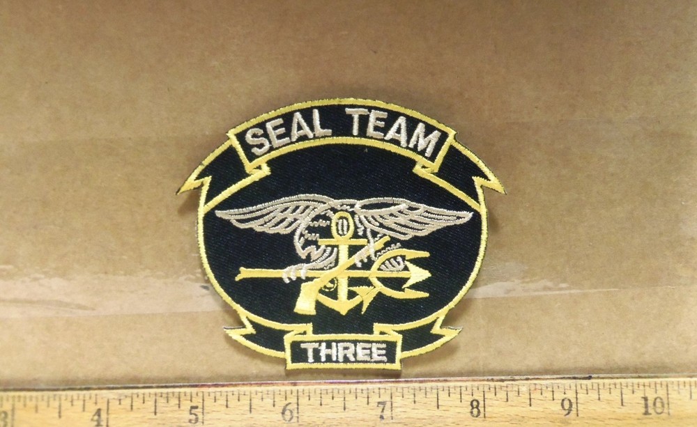 U.S. Navy - Seal Team Three Embroidered Patch