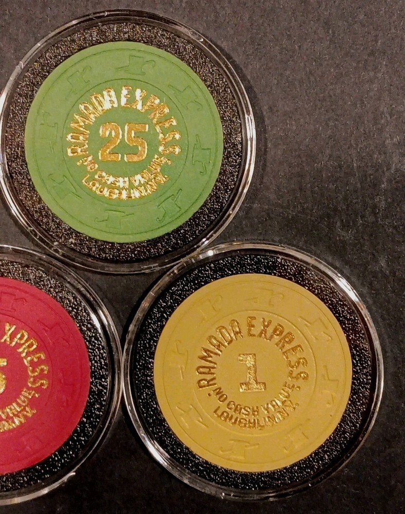 Casino Chips $1, $5 & $25 Ramada Express Laughlin N.V