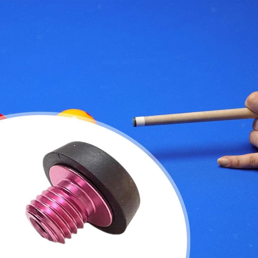 Billiards Cue Bottom Plug Protection Pad Replacement, Screw