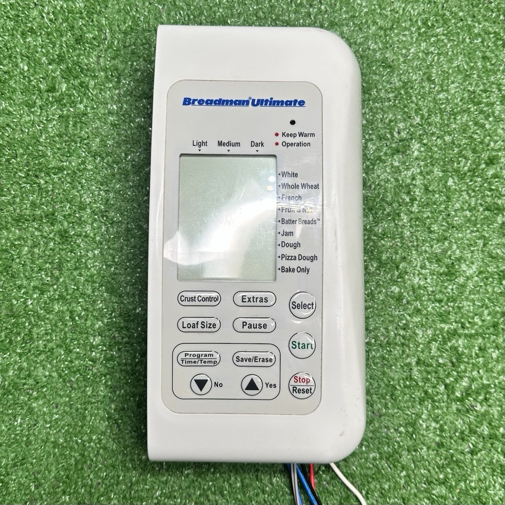 Breadman Ultimate TR2200C Control Panel Display Screen & Main Board Assembly