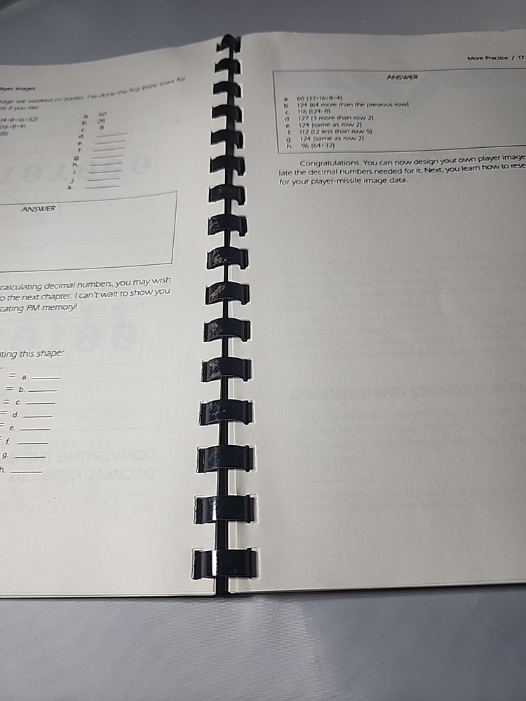 Atari Player-Missile Graphics in Basic Vintage Computer Book Philip C 1st ED PRT