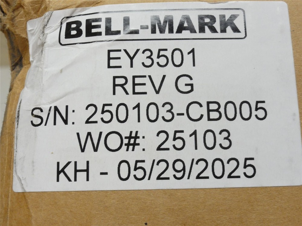 252540 New-No Box; Bell-Mark EY3501 Thermal Transfer Overprinter Controller