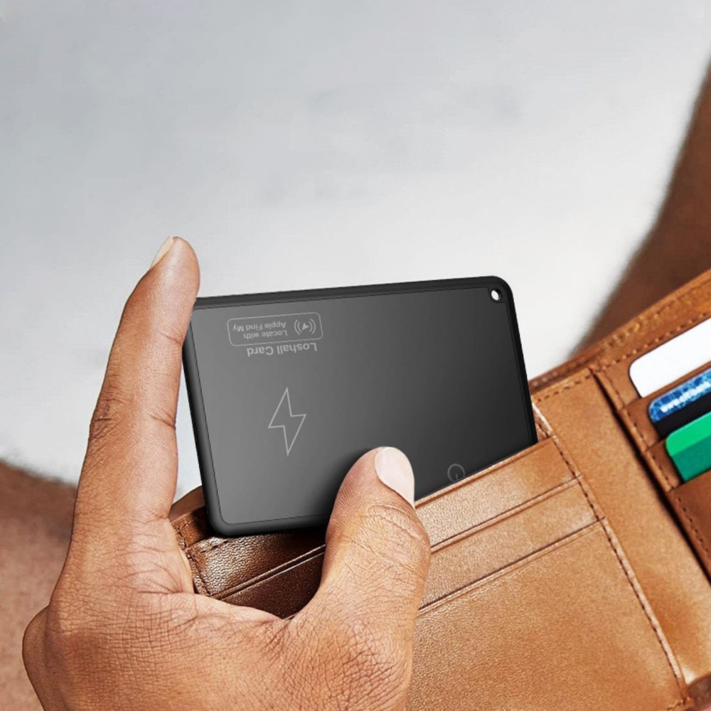 Bluetooth Wireless Charging Smart Card Tracker Ultra-Thin ABS Wallet Tracker