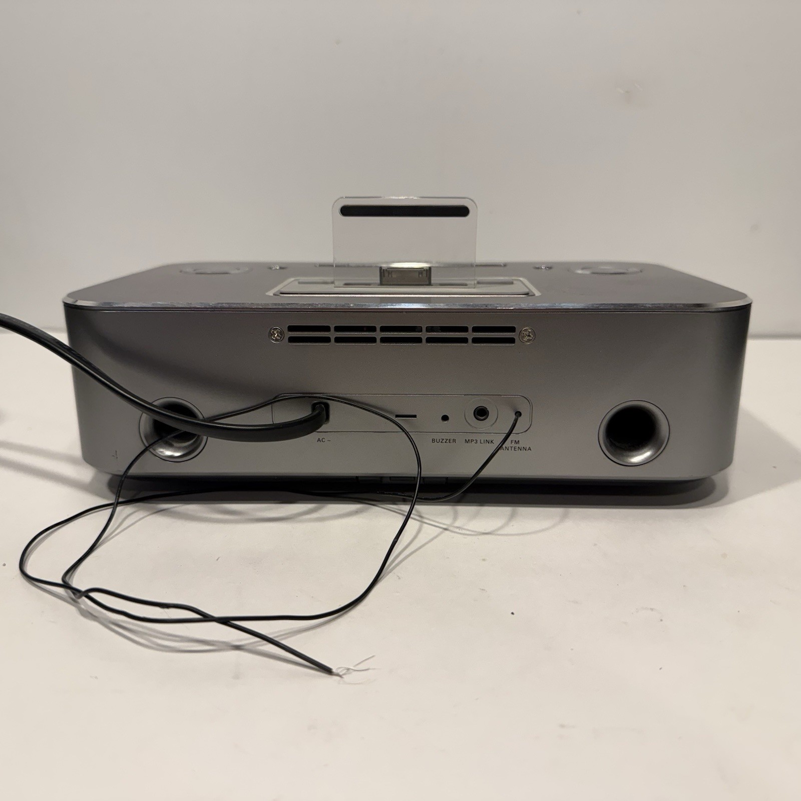 Philips DC291/37 iPod iPhone Speaker Dock Alarm Clock Tested Working