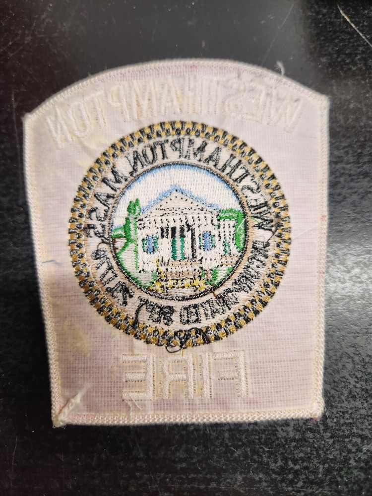 Vintage Westhampton Massachusetts Fire Department Shoulder Patch