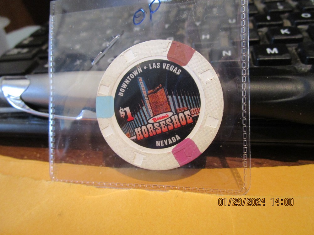 Horseshoe 1 Dollar Chip Mint State +++++