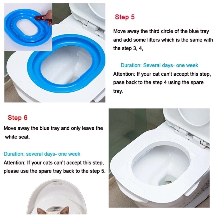 Cat Training Kit System for, Professional Cat Toilet Training Kit 2 Replacements