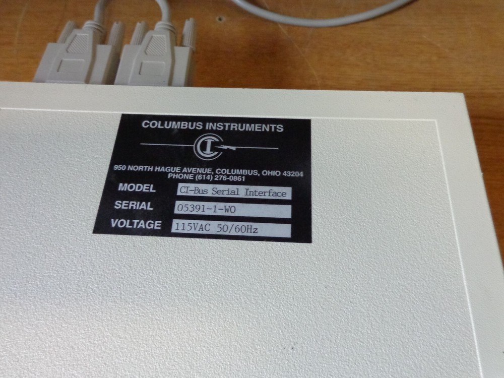 COLUMBUS INSTRUMENTS CI-BUS SERIAL INTERFACE