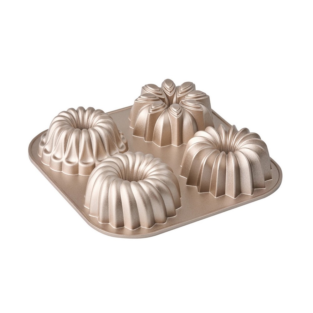Bakemaster Assorted Mini Fluted Ring Cake Pan 24x24cm