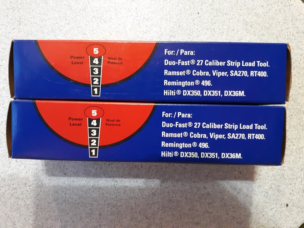 DuoFast .27 caliber level 5 power load strips