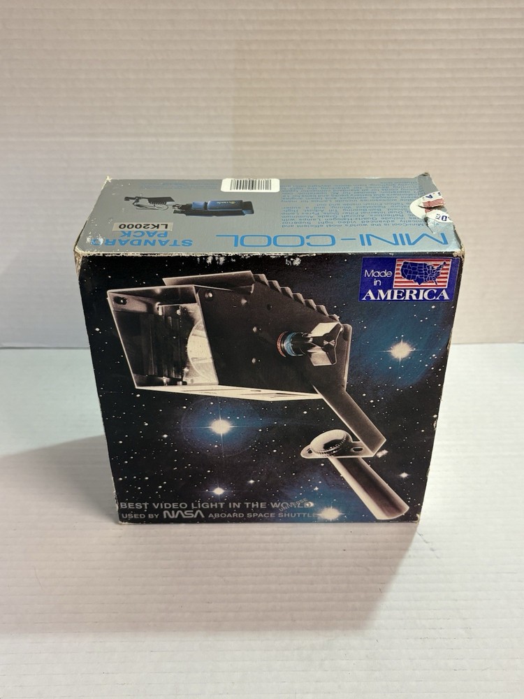 Mini Cool AC/DC Video Light C4460 Pack Vintage Original Box UNTESTED
