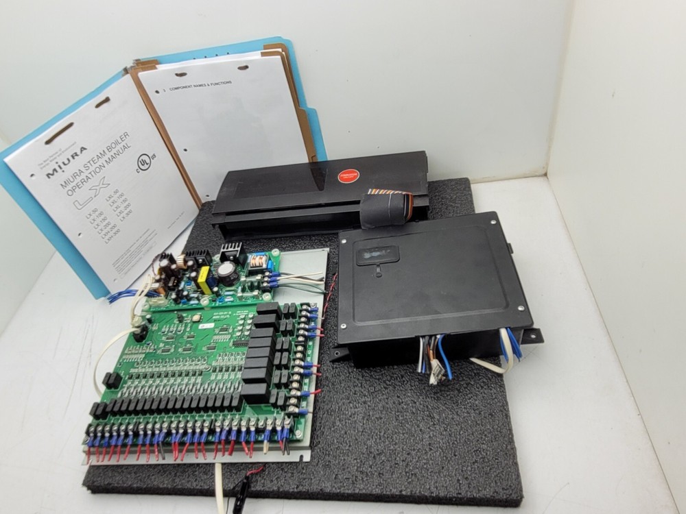 MIURA XJ1-120-RY 7E Steam Boiler Operational Control Panel Board Working Pull