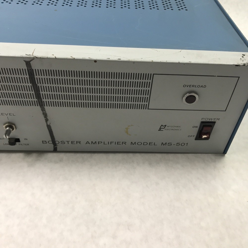 McGohan Electronics MS-501 Booster Amplifier 50 Watts