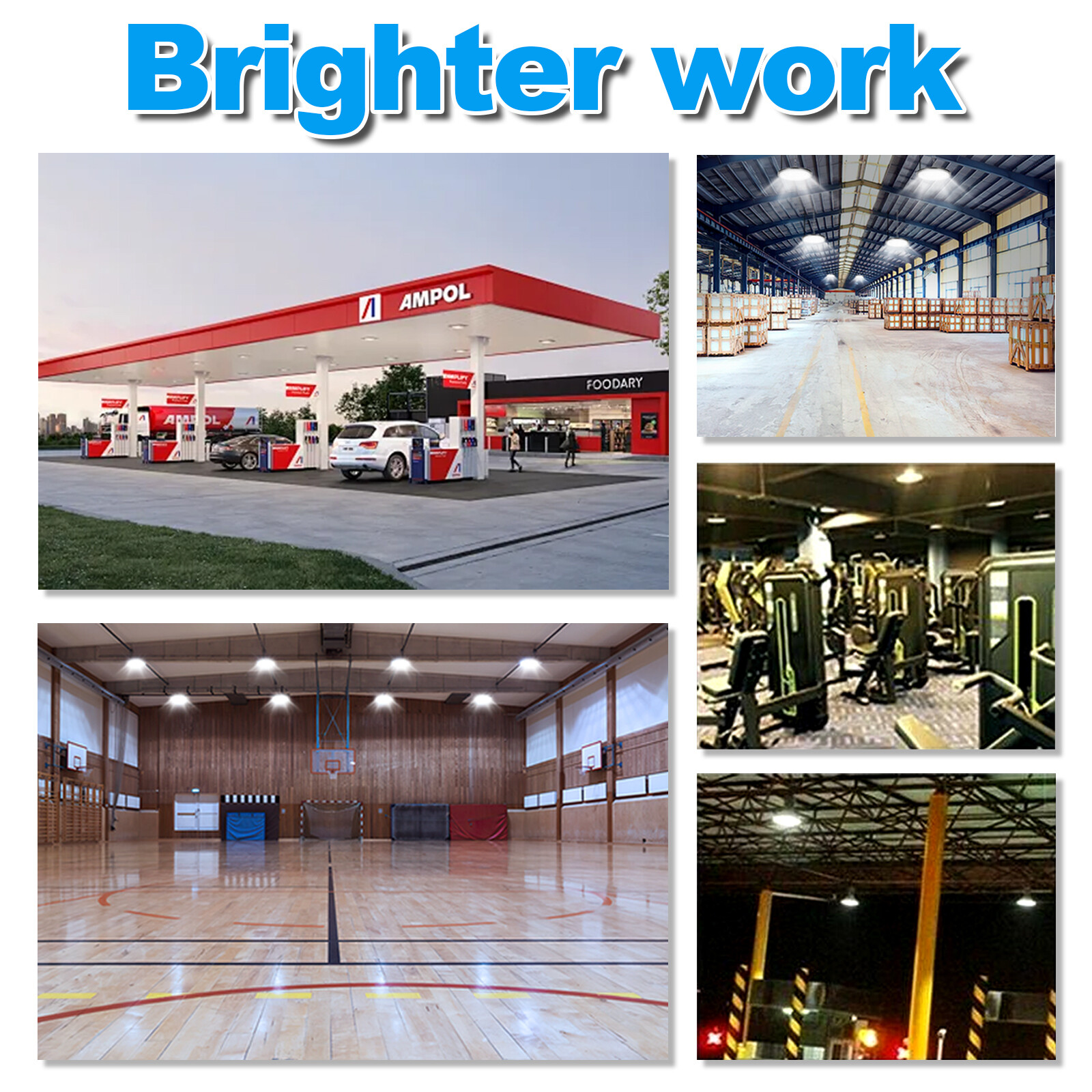 10 Pack 500W UFO LED High Bay Light Shop Industrial Commercial Factory Warehouse