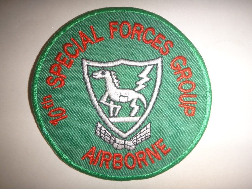 US Army 10th Special Forces Group AIRBORNE Patch