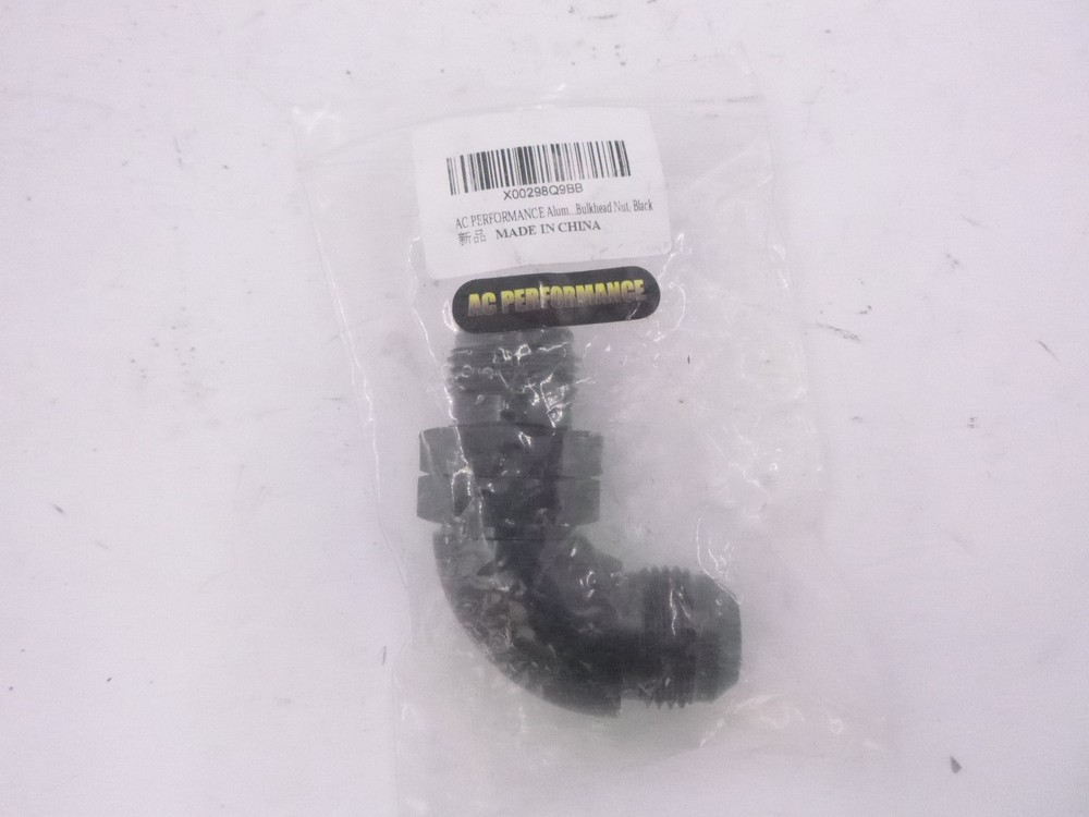 AC Performance Bulkhead Elbow Fitting  Male 1/2"