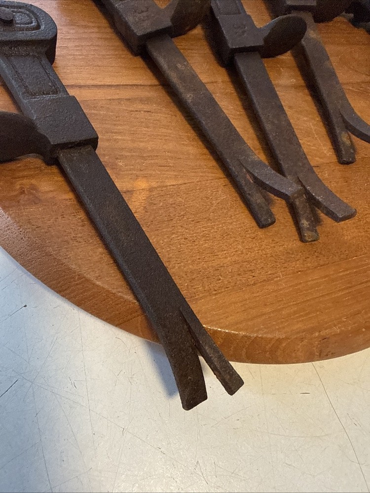 5-Antique Cast Iron Figural Window Shutter Lock