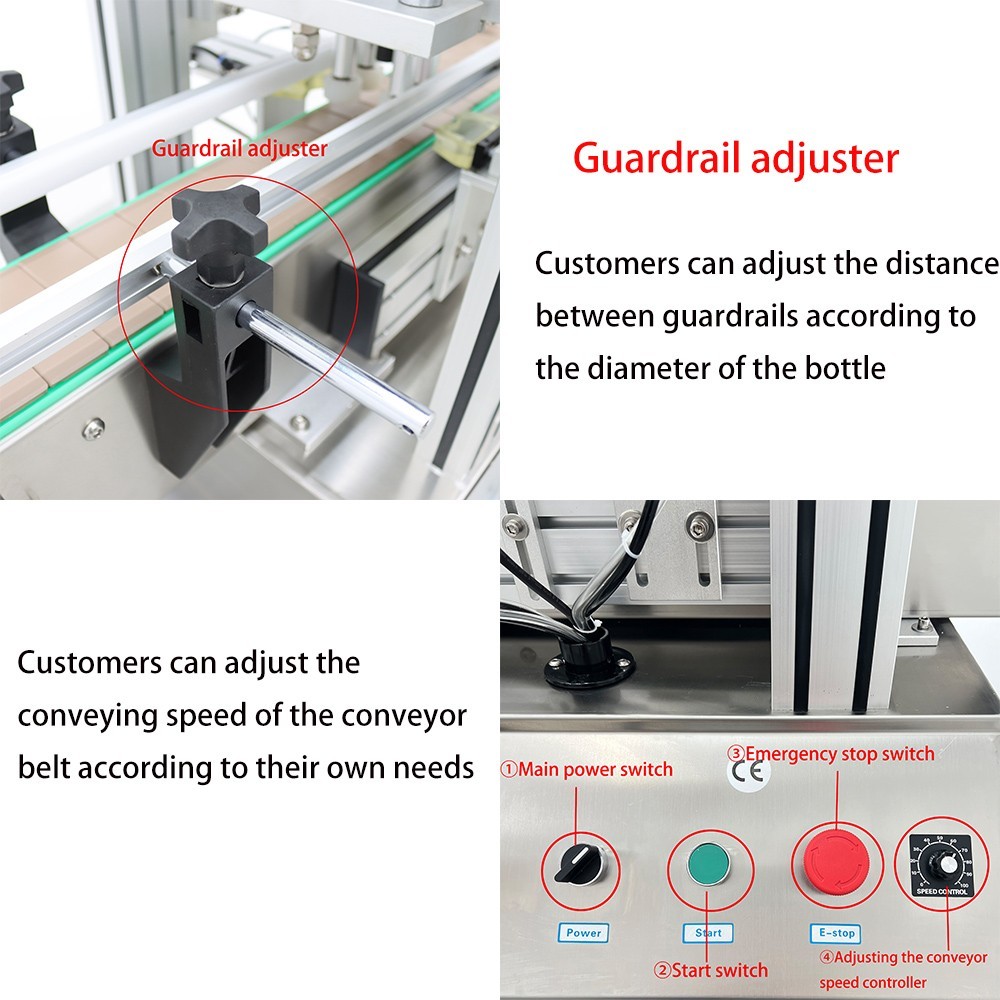 Automatic Bottle Capping Machine0.78-2.36" Cap Dia. Sealer Machine for Screw Cap