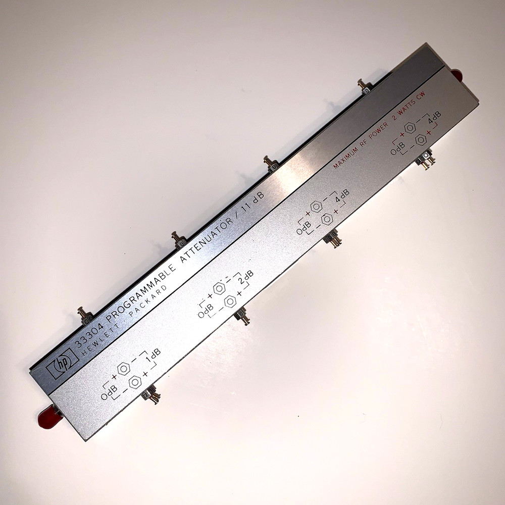 HP 33304 PROGRAMMABLE STEP ATTENUATOR 11 dB Hewlett Packard