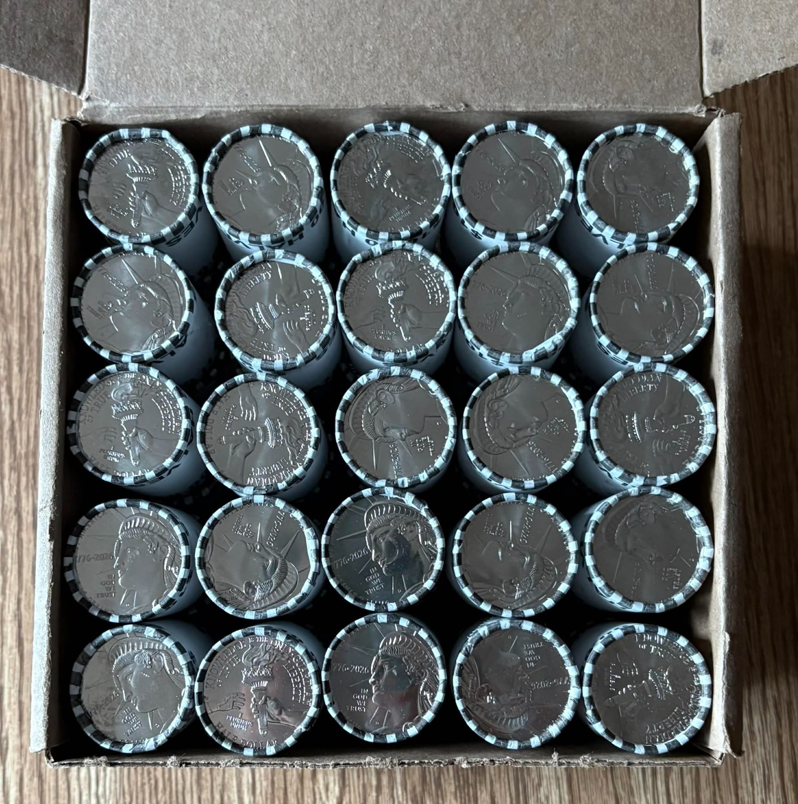 2026 D Semiquincentennial Half Dollar, Uncirculated Sealed Roll of 20 - IN HAND