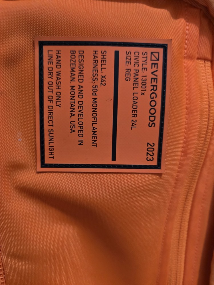 EVERGOODS Civic Panel Loader 24L Backpack OD Green X-Pac