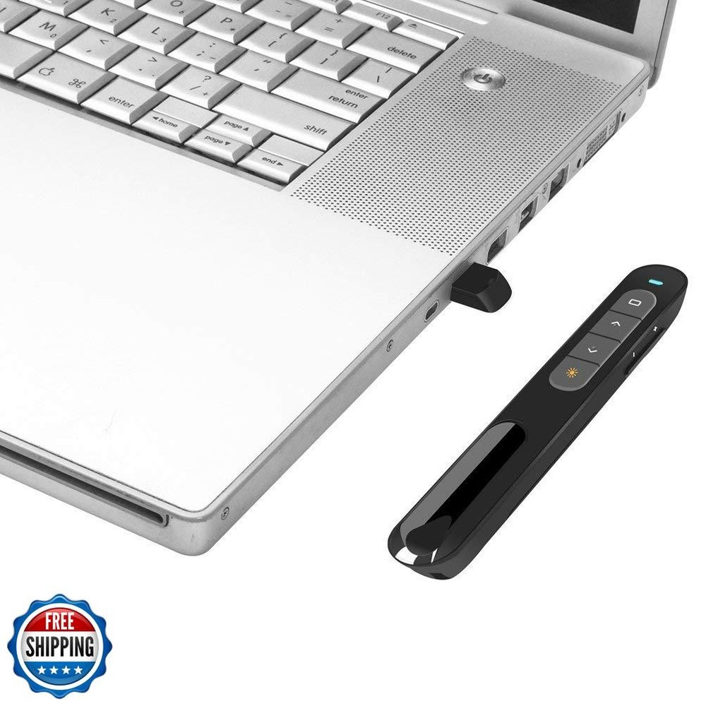 Wireless Presenter, Hyperlink Volume Control Presentation Clicker RF 2.4GHz U