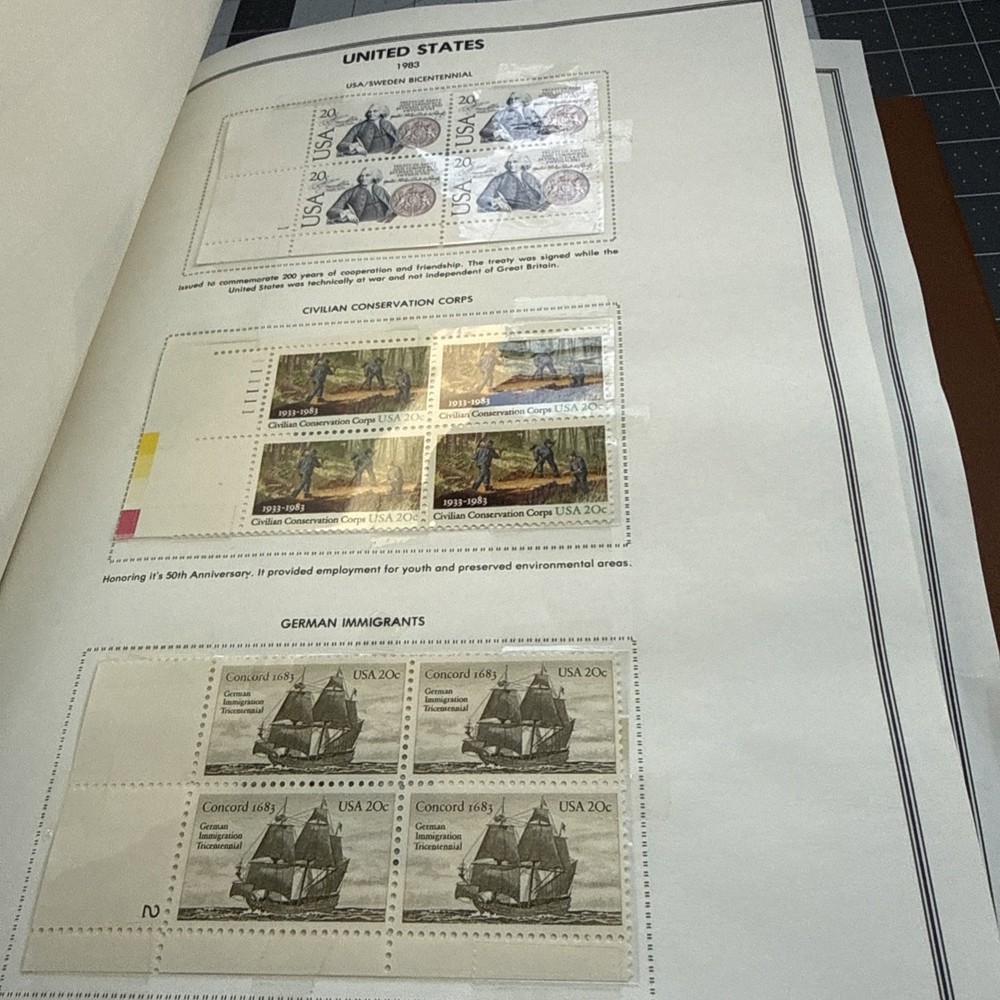 Harris Liberty US Plate Block Album