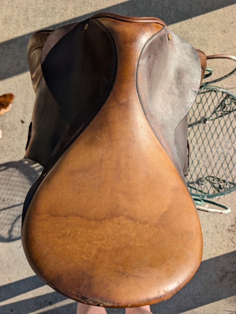 Frank Baines Eclipse English GP Saddle - 18" Seat Medium Wide Tree